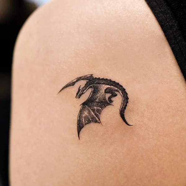 Watercolor tattoo by INNO in Seoul