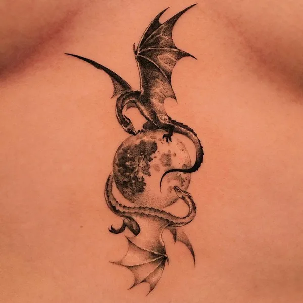 Watercolor tattoo by INNO in Seoul