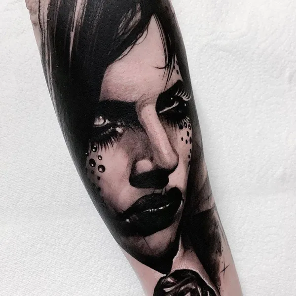 Авторская tattoo by Hollie Pryce-Jones in Liverpool
