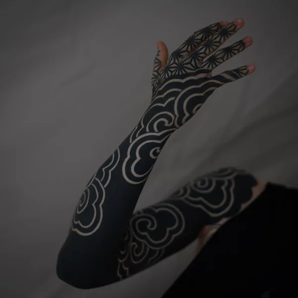 Ornamental tattoo by Handsmark in Helsinki
