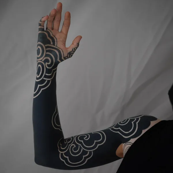 Ornamental tattoo by Handsmark in Helsinki
