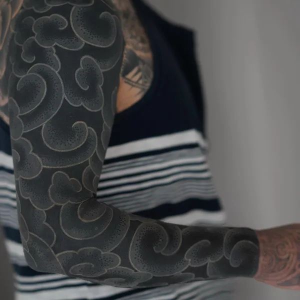 Ornamental tattoo by Handsmark in Helsinki