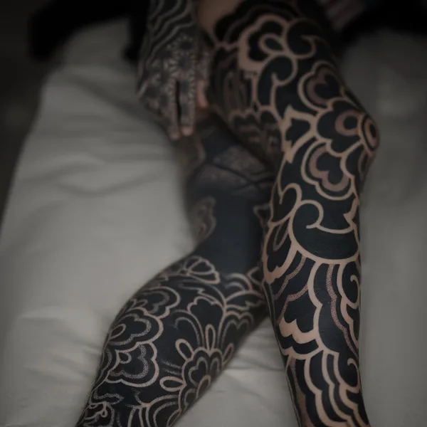 Ornamental tattoo by Handsmark in Helsinki