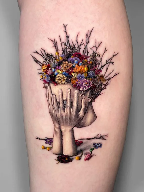 color realism Tatuagem em thigh #59571 | Tatuador Poesis