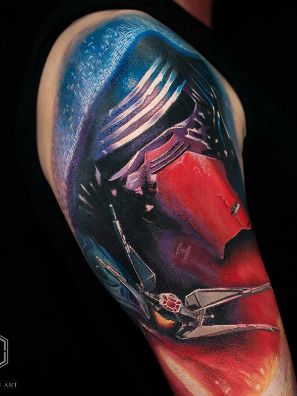 color realism tatouage sur full sleeve #59580 | Artiste tatoueur Jack Galan Art