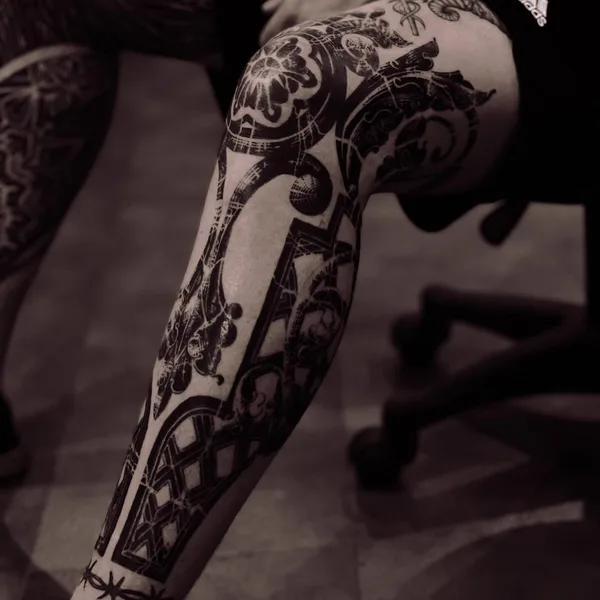 engraving tattoo by Антон Тычков in Moscow