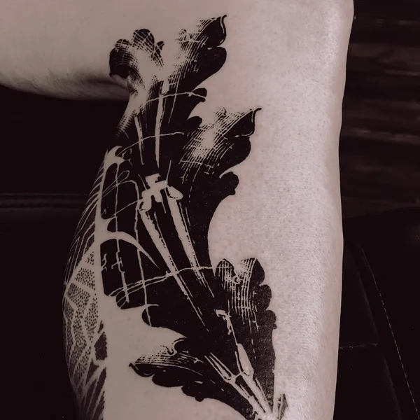 engraving tattoo by Антон Тычков in Moscow