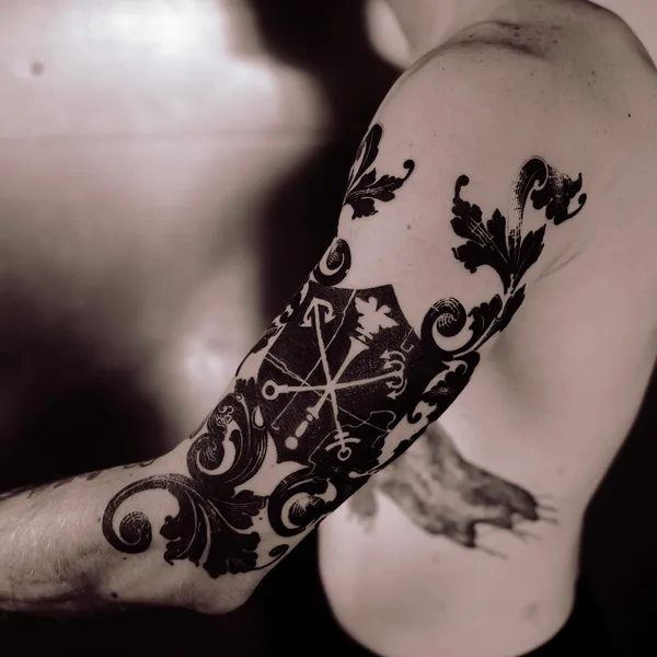 engraving tattoo by Антон Тычков in Moscow