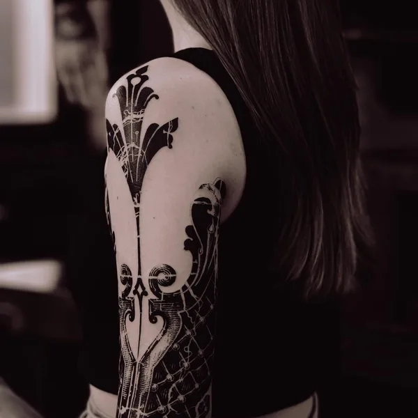 engraving tattoo by Антон Тычков in Moscow