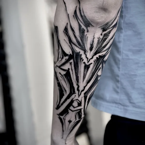 Author's Style tattoo by Леонид Изгин in Moscow