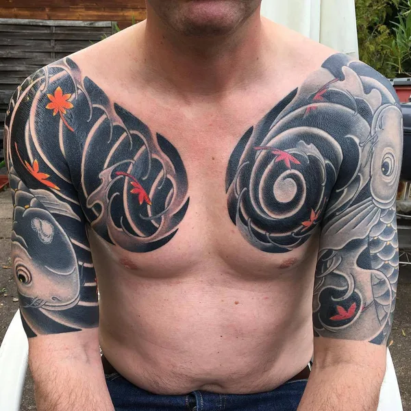 Traditional tattoo by Sousyu Hayashi