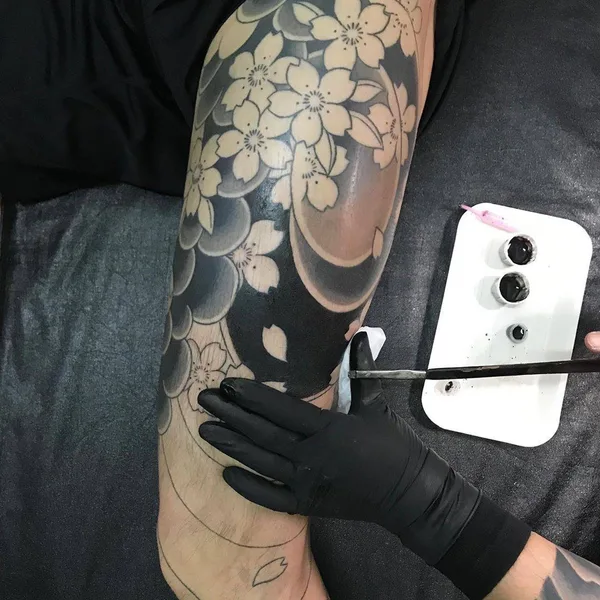 Traditional tattoo by Sousyu Hayashi