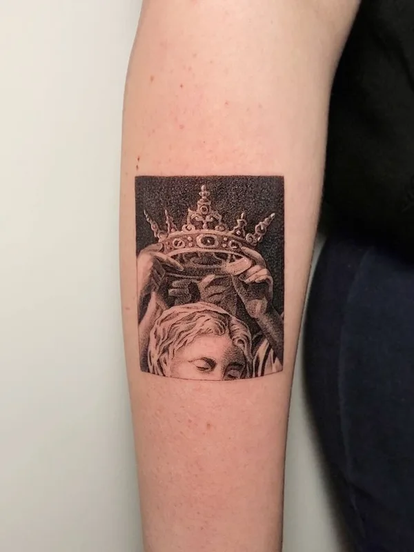 black and grey black and grey татуировка на forearm #44488 | Тату мастер Вячеслав Веровский
