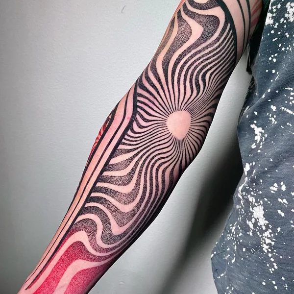 Ornamental tattoo by Kostik Dry in Grand Junction