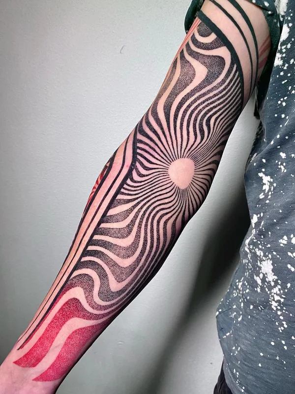Ornamental tattoo by Kostik Dry in Grand Junction