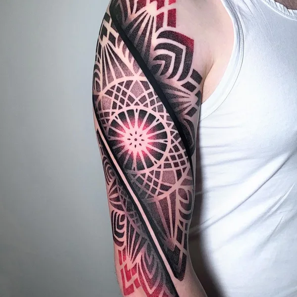 Ornamental tattoo by Kostik Dry in Grand Junction
