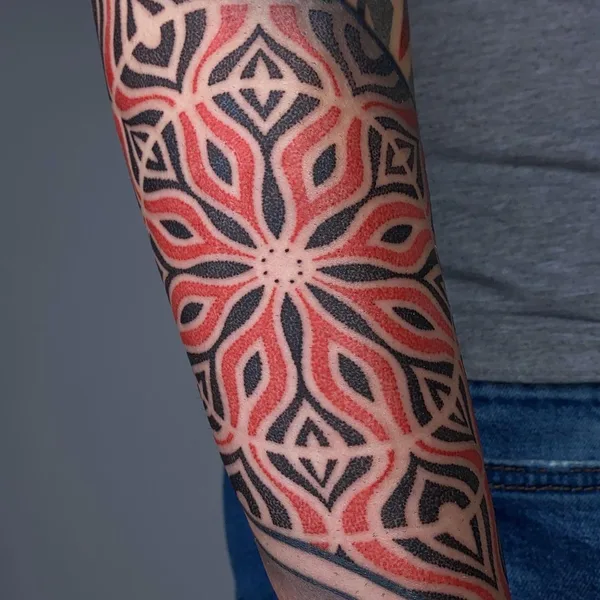 Ornamental tattoo by Kostik Dry in Grand Junction