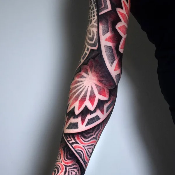 Ornamental tattoo by Kostik Dry in Grand Junction