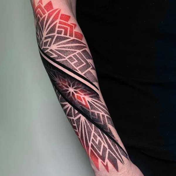 Ornamental tattoo by Kostik Dry in Grand Junction