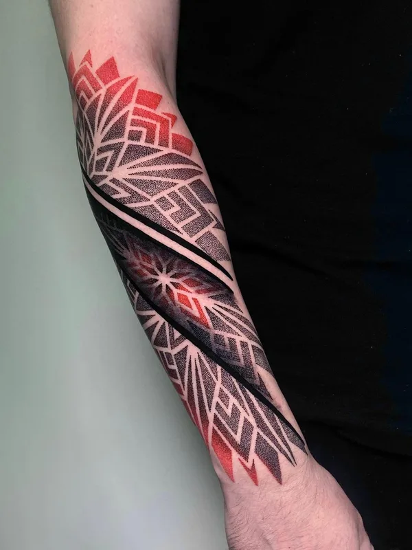 Ornamental tattoo by Kostik Dry in Grand Junction