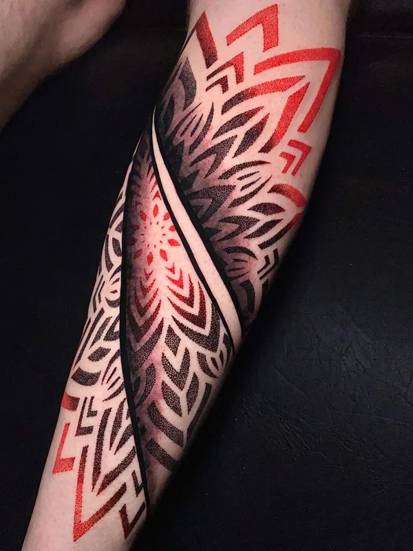 Ornamental tattoo by Kostik Dry in Grand Junction