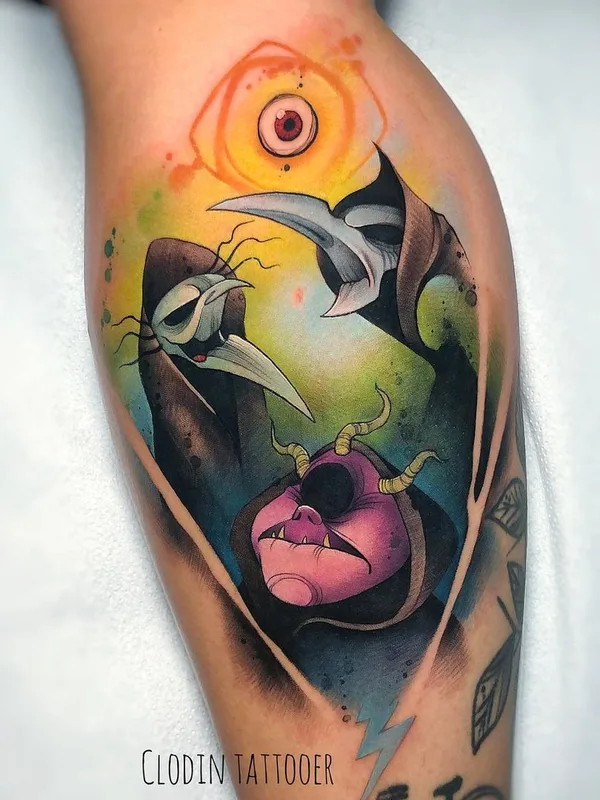 color illustrative 纹身 在 upper arm #44522 | 纹身师 Claudia Denti