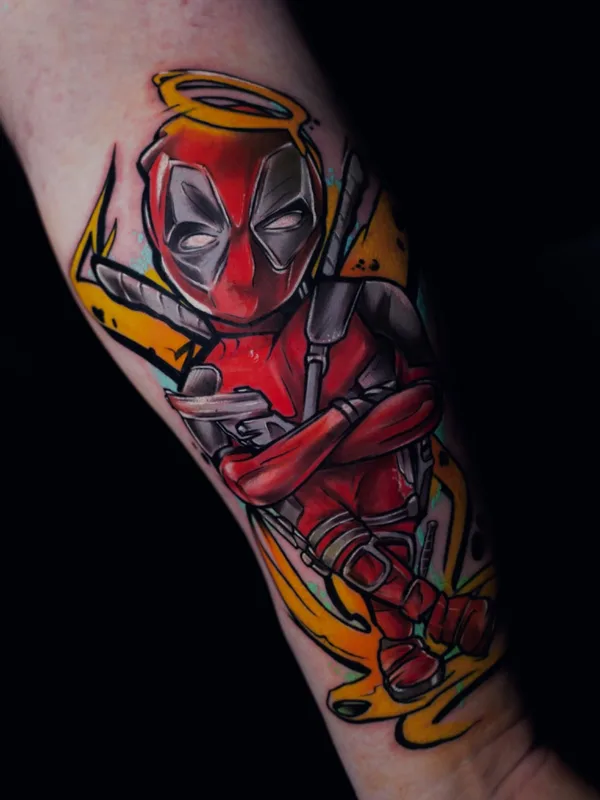 Color tattoo by @Trigger.tattoo in Gdańsk