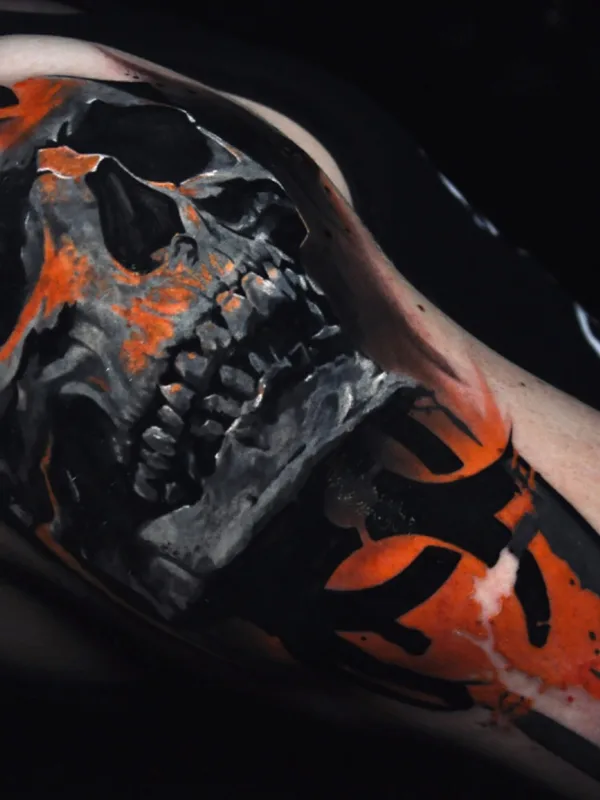 Color tattoo by @Trigger.tattoo in Gdańsk