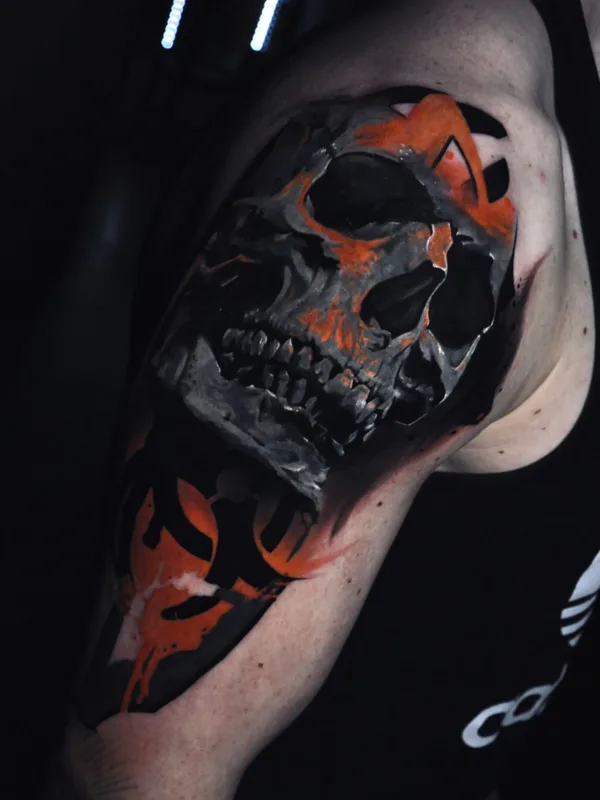 Color tattoo by @Trigger.tattoo in Gdańsk