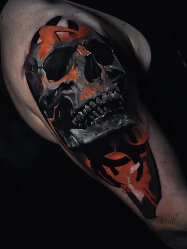 Color tattoo by @Trigger.tattoo in Gdańsk