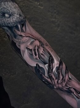 Surrealism tattoo