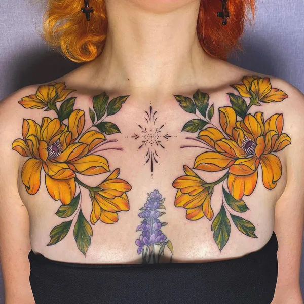 Graphic tattoo by karentattooart in Dubai