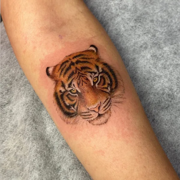 Graphic tattoo by karentattooart in Dubai
