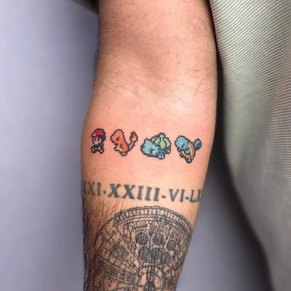 Graphic tattoo by karentattooart in Dubai