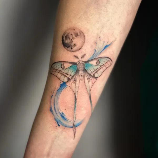 Graphic tattoo by karentattooart in Dubai