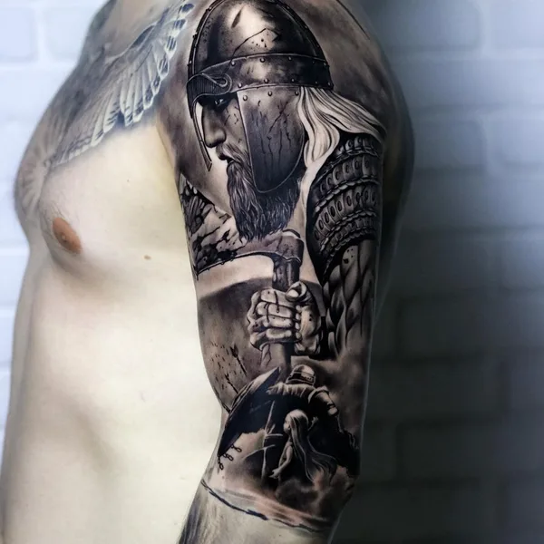 Realism tattoo by deuce_dxb in Dubai