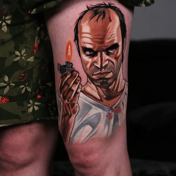 Realism tattoo by deuce_dxb in Dubai