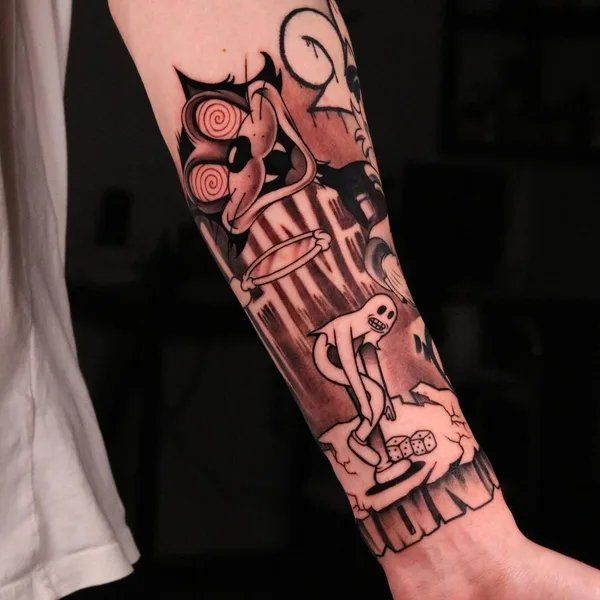 Realism tattoo by deuce_dxb in Dubai