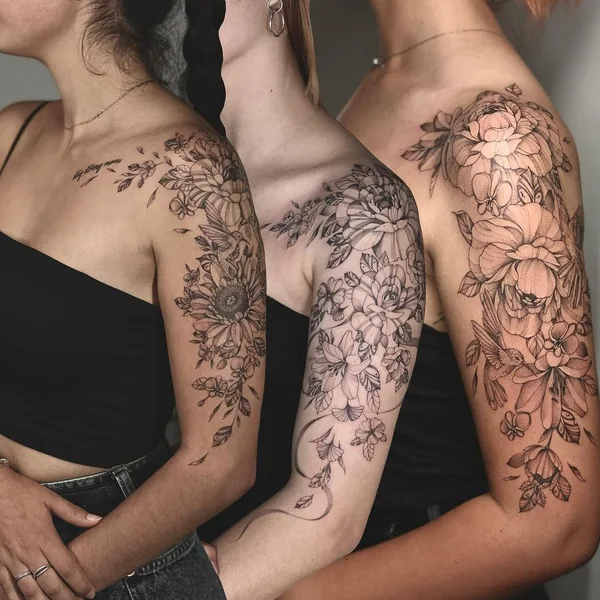 Fine Line tattoo by Yana Yakovyna in Dubai
