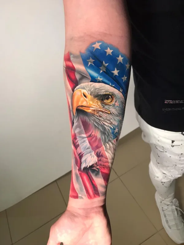 color realism tattoo on forearm #61196 | Tattoo Artist Сергей Менщиков 