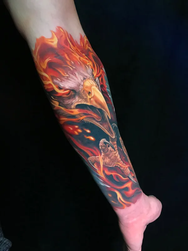color realism tattoo on forearm #61198 | Tattoo Artist Сергей Менщиков 