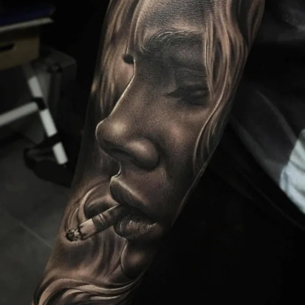 Портретная tattoo by Fred Thomas in Murcia