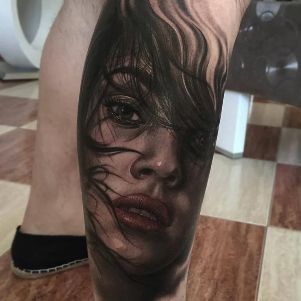 Портретная tattoo by Fred Thomas in Murcia