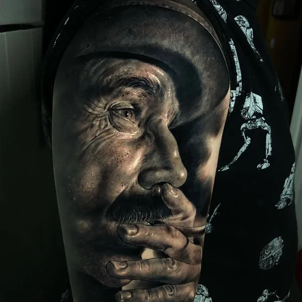 Портретная tattoo by Fred Thomas in Murcia