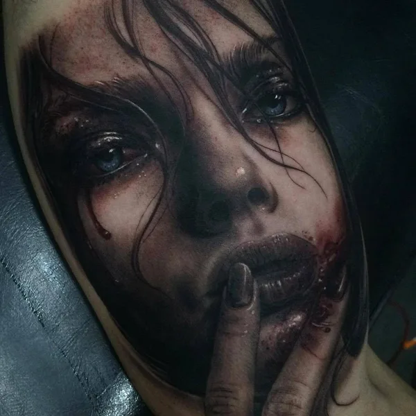 Портретная tattoo by Fred Thomas in Murcia