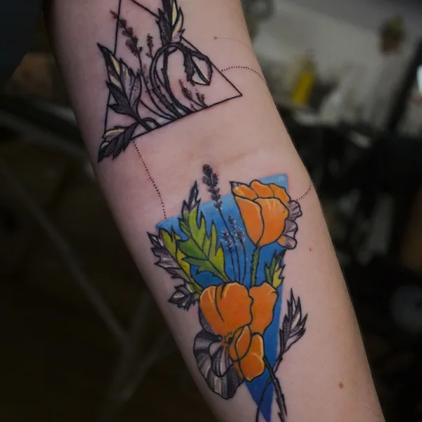 Graphic tattoo by Светлана Дзюбина in Ярославль
