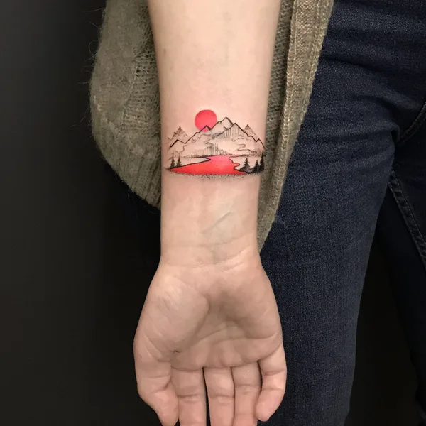 Graphic tattoo by Светлана Дзюбина in Ярославль