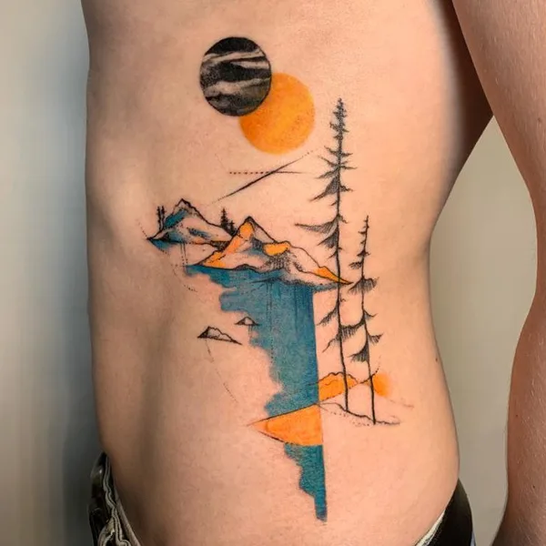 Graphic tattoo by Светлана Дзюбина in Ярославль