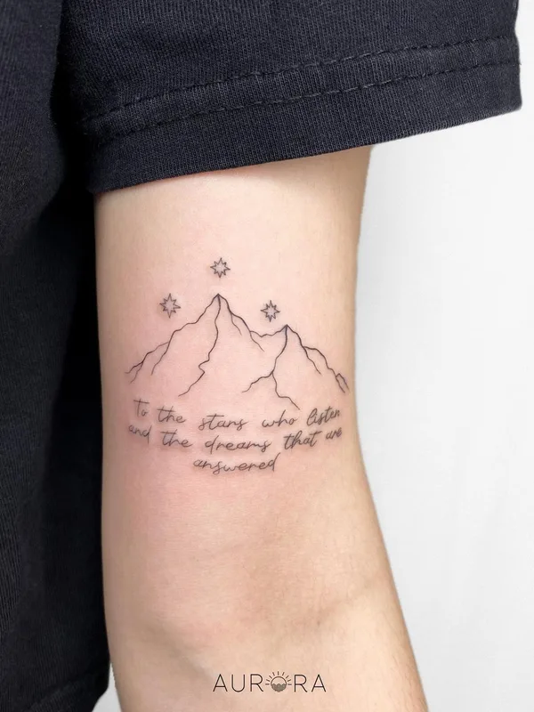 black fineline tatouage sur forearm #50382 | Artiste tatoueur Данила