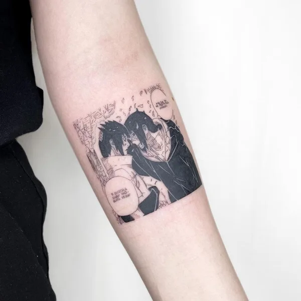 Graphic tattoo by Данила in Казань
